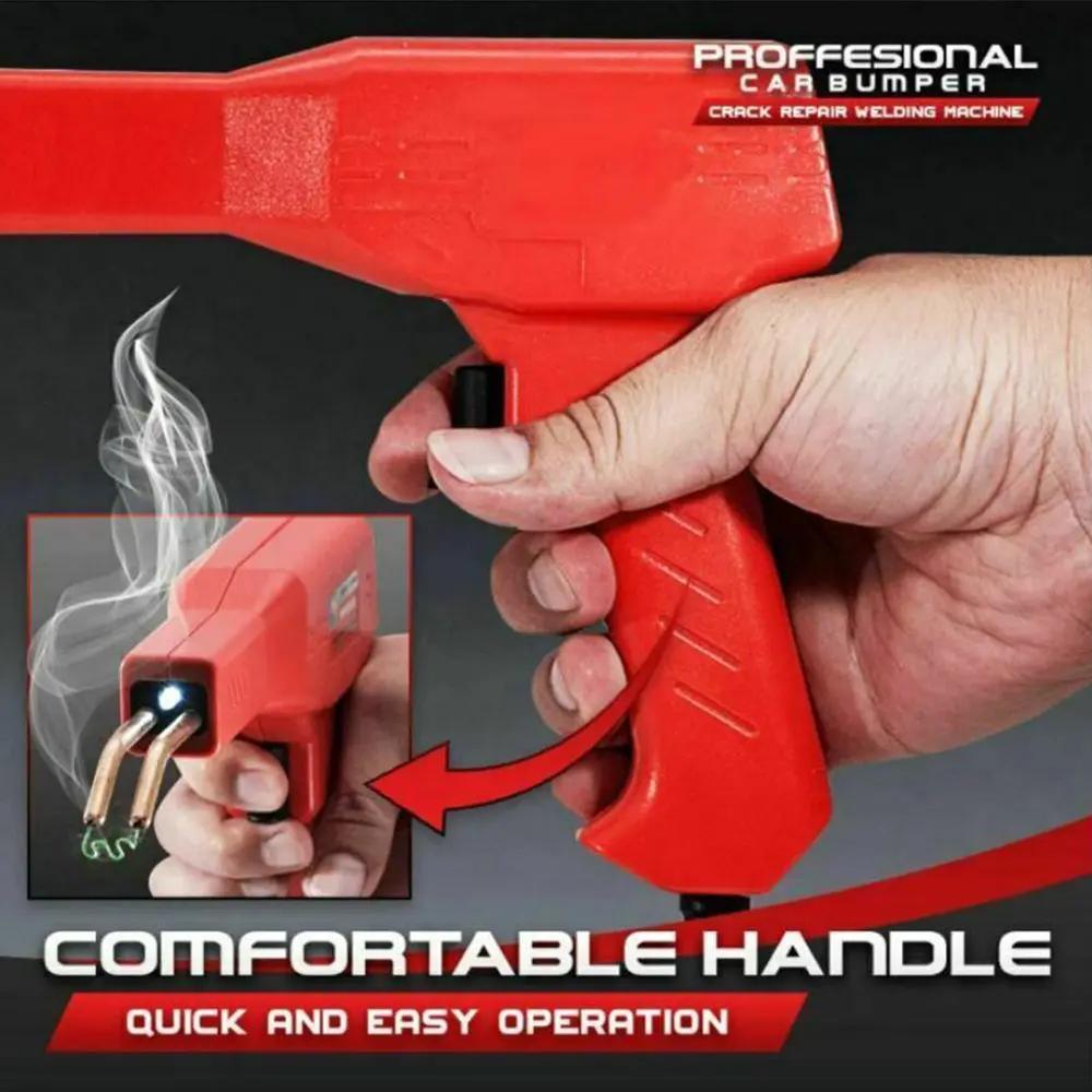 Handy Plastic Welder Garage Repair Welding Tool Kit Hot Staplers Bumper Machine Deals499