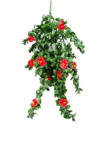 Hanging Red Rose Stem UV 85cm Deals499