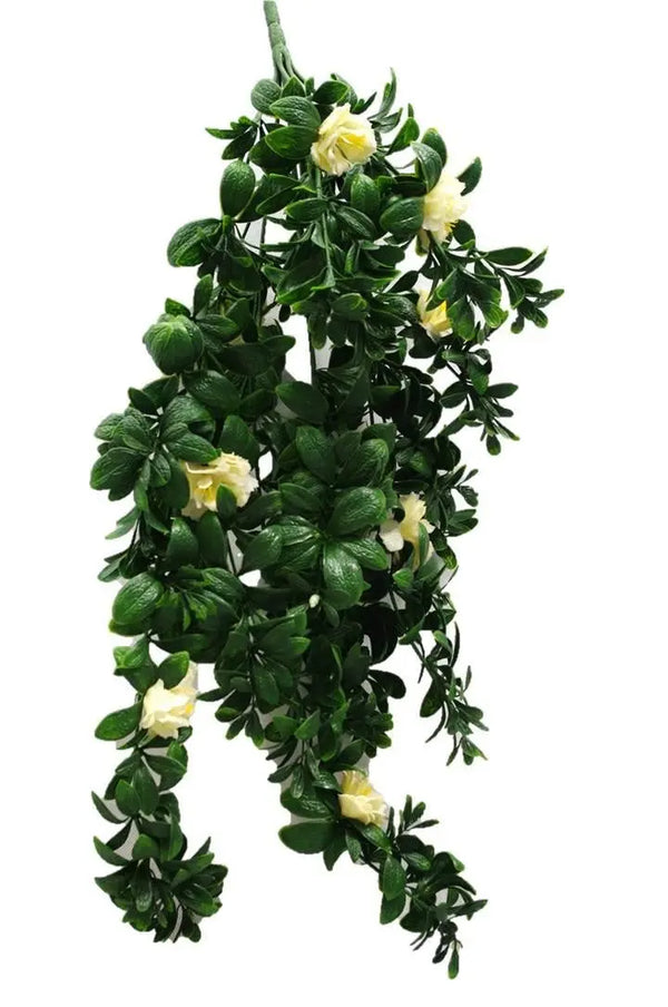 Hanging White Rose Stem UV 85cm Deals499