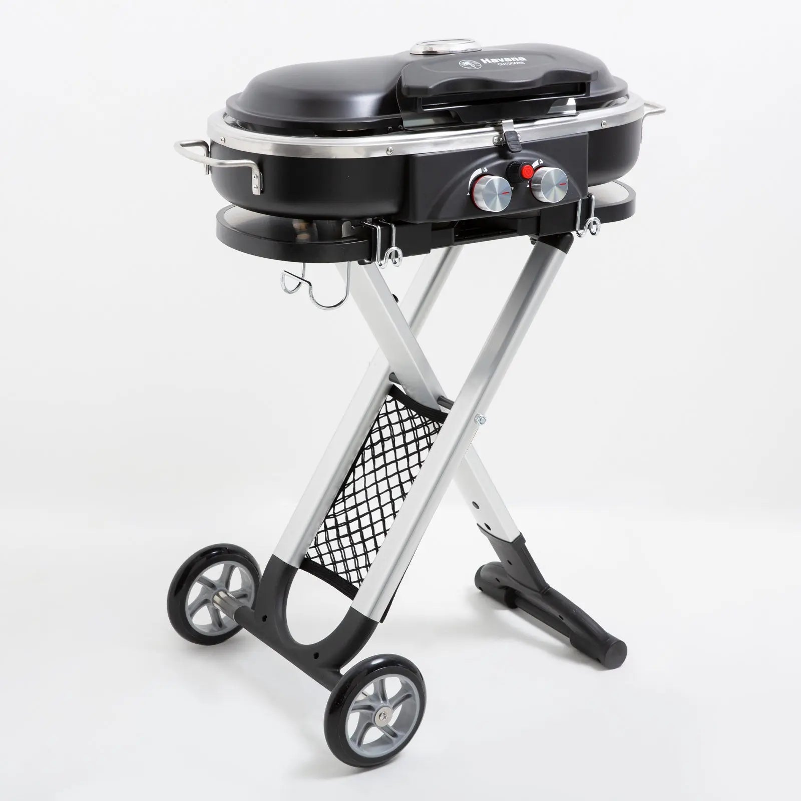 Havana Outdoors BBQ Mate Premium Portable Gas Grill LPG Twin Grill Outdoor Black Deals499