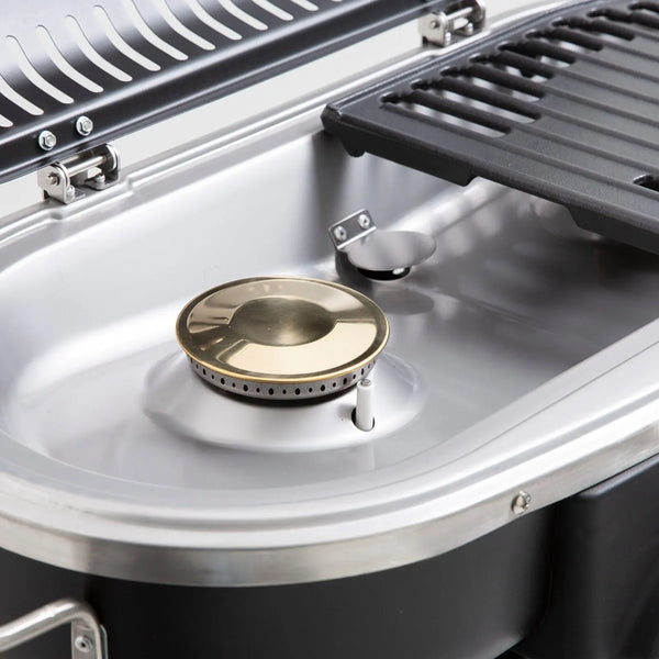 Havana Outdoors BBQ Mate Premium Portable Gas Grill LPG Twin Grill Outdoor Black Deals499