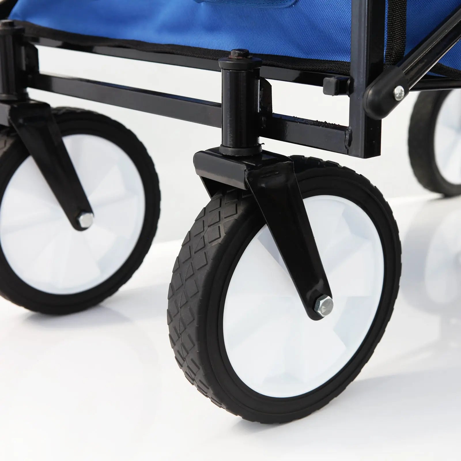 Havana Outdoors Collapsible Beach Trolley Garden Cart Foldable Picnic Navy Deals499