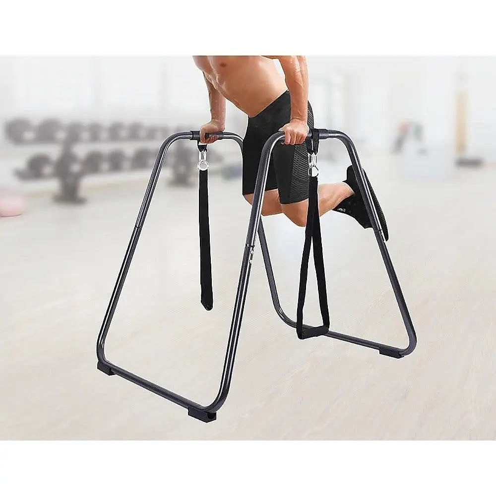 Heavy Duty Body Press Core Bars Push Up Home Gym Parallette Stand Deals499