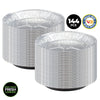 Home Master 144PCE Aluminium Foil Trays Round Premium Quality 22.5cm Deals499