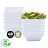 Home Master 48PCE Melamine Bowls Square Lightweight Durable Strong 15cm Deals499
