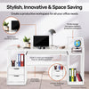Home Master Computer/Work Desk Storage &amp; Shelving Spacious Modern 117 x 92cm Deals499