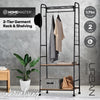 Home Master Garment Rack &amp; Shelving 2 Tier Sleek Stylish Modern Design 1.71m Deals499