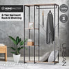 Home Master Garment Rack &amp; Shelving 3 Tier Sleek Stylish Modern Design 1.67m Deals499