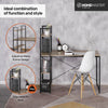 Home Master Office Desk &amp; Storage Shelves Unique Stylish Modern Design 1.2m Deals499