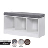 Home Master Storage/Shoe Bench With Padded Cushion Seating 90cm Deals499
