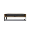 Home Master Vogue Wood Tone Coffee Table Stylish Rustic Flawless Design 110cm Deals499