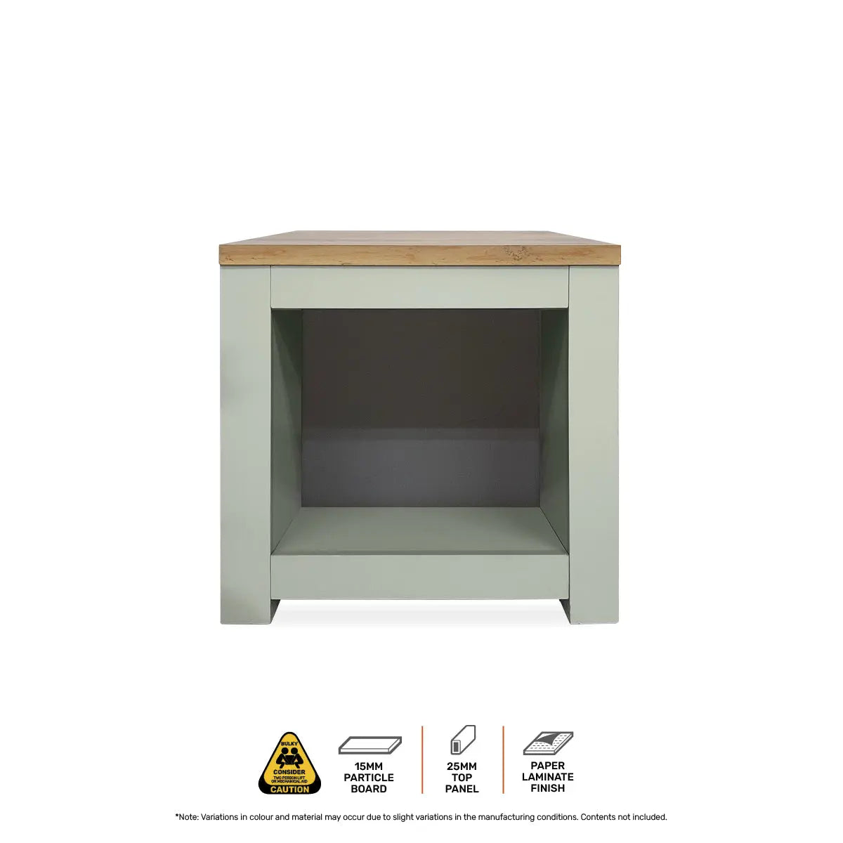 Home Master Winchester Two Tone Side Table Stylish Flawless Design 44 x 48cm Deals499