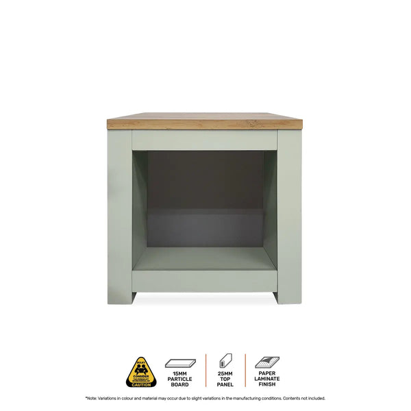 Home Master Winchester Two Tone Side Table Stylish Flawless Design 44 x 48cm Deals499