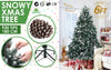 Home Ready 6Ft 180cm 930 tips Green Snowy Christmas Tree Xmas Pine Cones Deals499