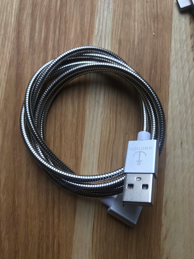 Anchor Cable 2.0 - World's Strongest Stainless steel magnetic charging cable with USB (New) ANCHOR