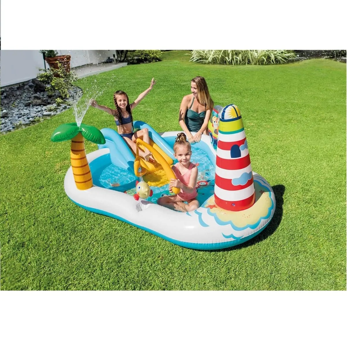 INTEX  Fishing Fun Play Center Inflatable Kiddie Pool 57162NP Deals499