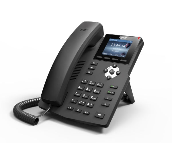 FANVIL X3SP Enterprise IP Phone - 2.4' Colour Screen, 2 Lines, No DSS Buttons, Dual 10/100 NIC FANVIL