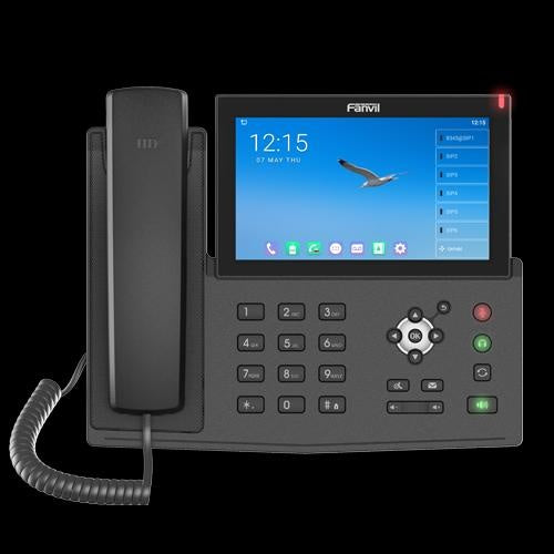 FANVIL X7A Android Touch Screen IP Phone, 112 DSS Keys, 7' Colour Screen, Built in WiFI / Bluetooth, Android 9.0, 20 SIP Line, HD Audio, 2 Year WTY FANVIL