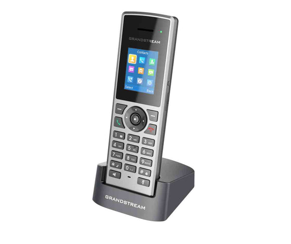 GRANDSTREAM DP722 Cordless Mid-Tier DECT Handet 128x160 colour LCD, 2 Programmable Soft Keys, 20hrs Talk Time & 250 hrs Standby Time. GRANDSTREAM