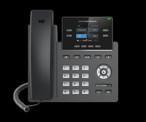 GRANDSTREAM GRP2612W 4 Line IP Phone, 2 SIP Accounts, 320x240 Colour Screen, HD Audio, Inbuilt WiFi, Powerable Via POE GRANDSTREAM