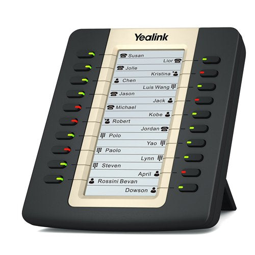 YEALINK EXP20 expansion board for SIP-T27P/SIP-29G, LCD screen, 20 Dual LED's. Supports up to 6 units YEALINK