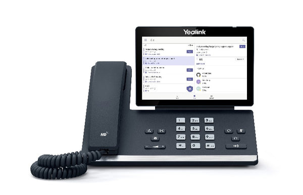 Yealink T56A 16 Line IP HD Android Phone, 7' 1024 x 600 colour touch screen, HD voice, Dual Gig Ports, Built in Bluetooth and WiFi, - MS Teams Edition YEALINK