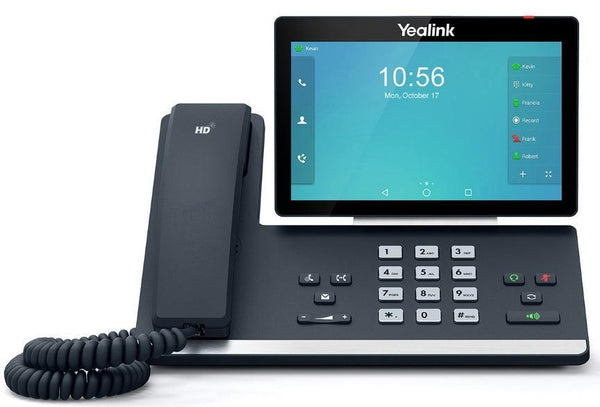 YEALINK T58A 16 Line IP HD Android Phone, 7' 1024 x 600 colour touch screen, HD voice, Dual Gig Ports, Built in Bluetooth and WiFi, USB 2.0 Port, YEALINK