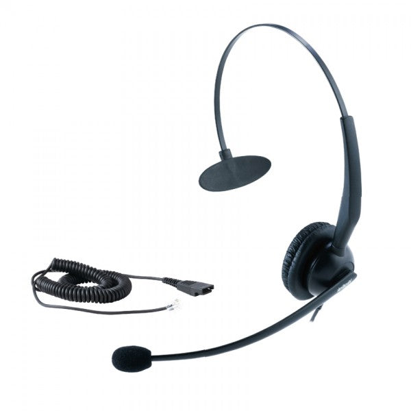 YEALINK YHS33 Wideband Headset for Yealink IP Phone, RJ9 Connection, Over the Head, Mono, Noise Cancelling Microphone, Plug and Play YEALINK