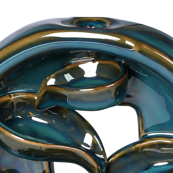 Incense Burner Rounded Waterfall Smoke Backflow Ceramic Cone Holder + 10 Cones Deals499