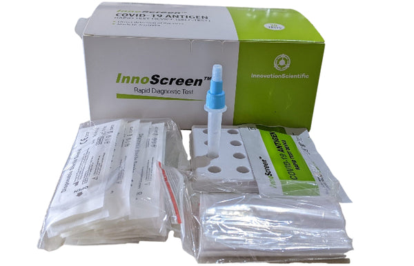 INNOSCREEN Antigen Rapid Test Kit Total 20 Test per Kit for Self Test Use (Available in Australia only) Deals499
