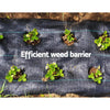 Instahut 0.915x 200m Weedmat Weed Control Mat Matting Woven Fabric Plants Deals499