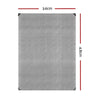 Instahut 3.6x4.8m Tarp Camping Tarps Poly Tarpaulin Heavy Duty Cover 180gsm Silver Deals499