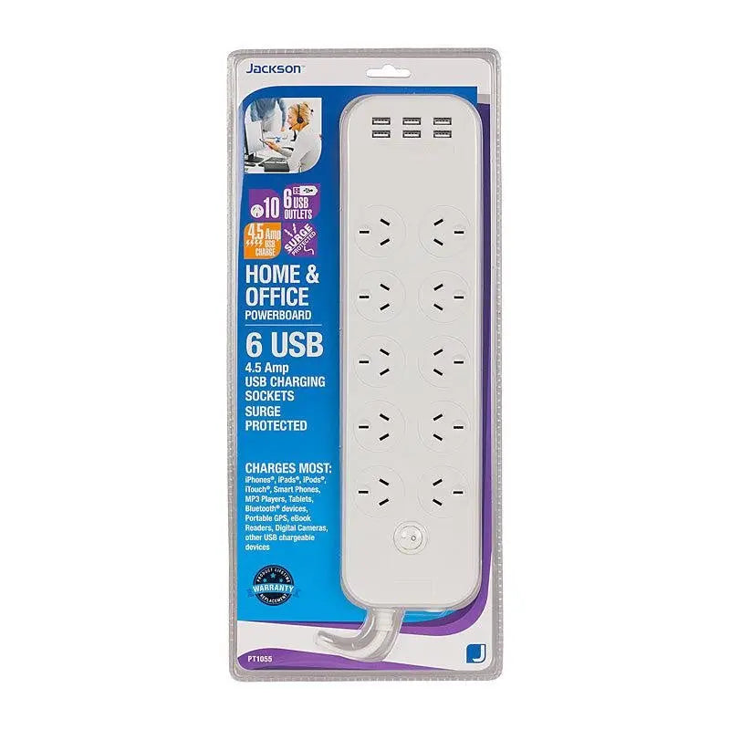 JACKSON 10 Way 6 USB PBoard 1m JACKSON