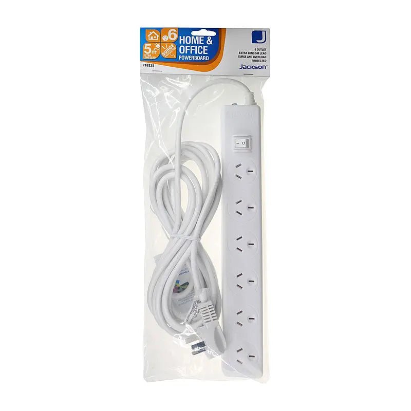 JACKSON 6 Way Powerboard 5m JACKSON