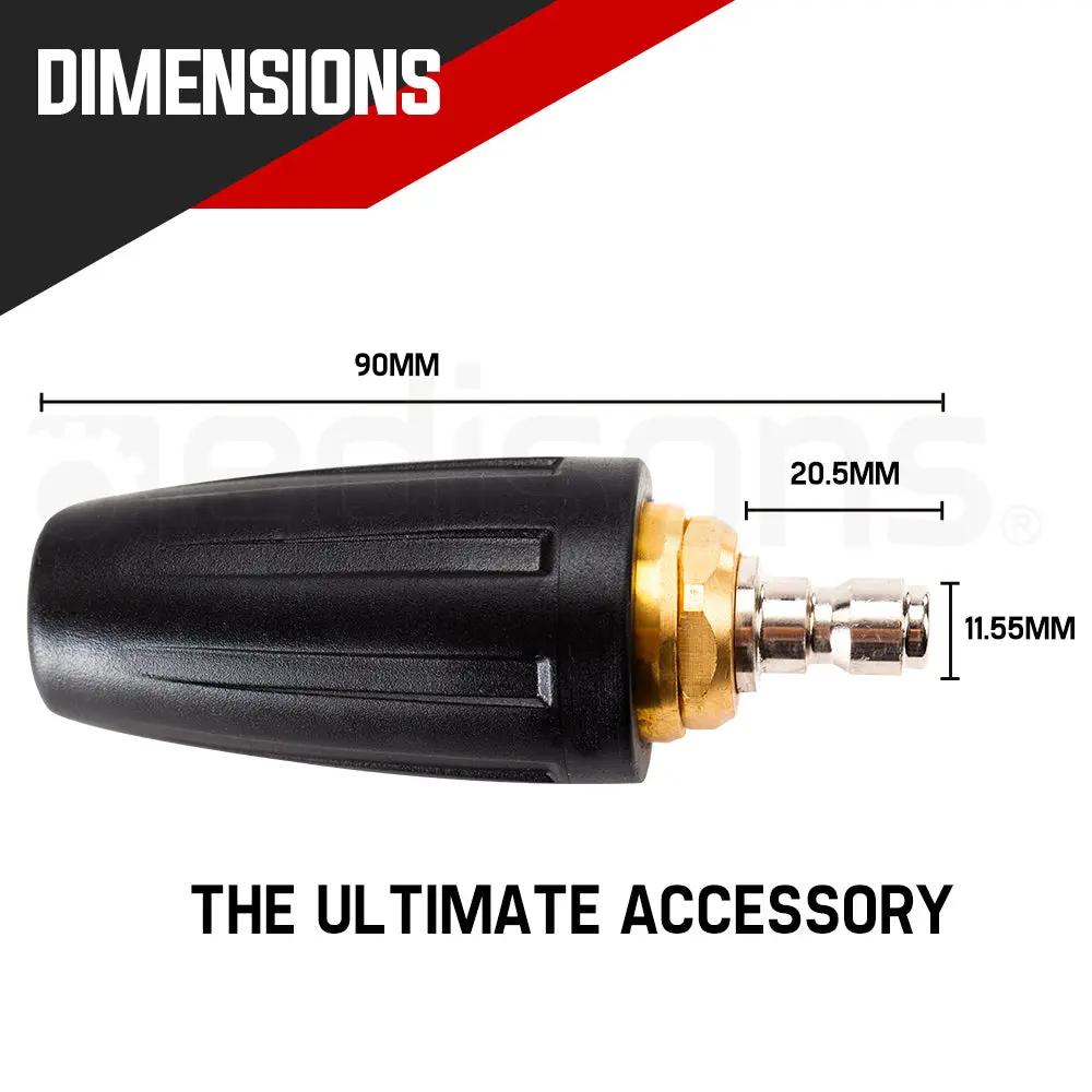 JET-USA 5000PSI Turbo Head Nozzle High Pressure Washer Water Cleaner 1/4 BSP Deals499