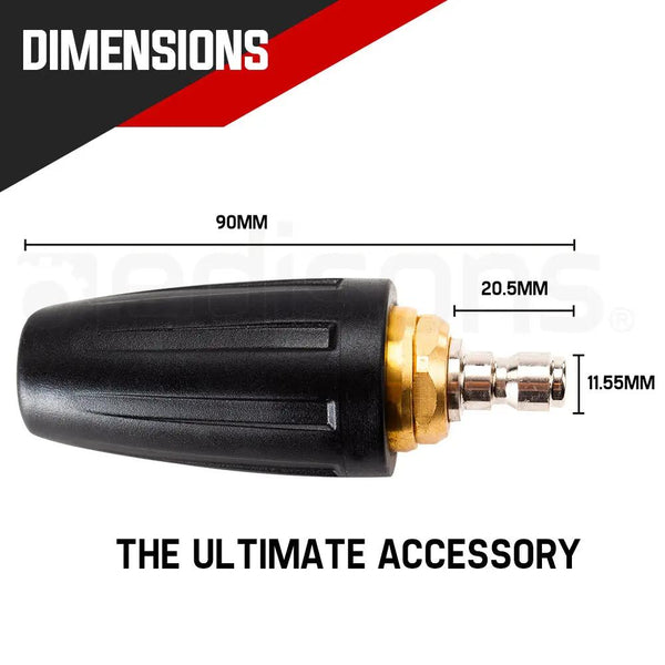 JET-USA 5000PSI Turbo Head Nozzle High Pressure Washer Water Cleaner 1/4 BSP Deals499