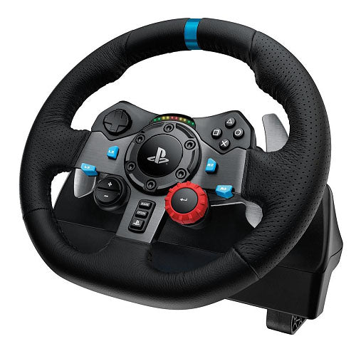 LOGITECH G29 Driving Force Racing Wheel PS3 & PS4 Dual motor force feedback Helical gearing with anti-backlash 900Â° steering LOGITECH