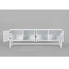 Jasmine ETU Entertainment TV Unit 160cm 4 Door Mindi Wood Rattan - White Deals499