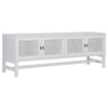 Jasmine ETU Entertainment TV Unit 160cm 4 Door Mindi Wood Rattan - White Deals499