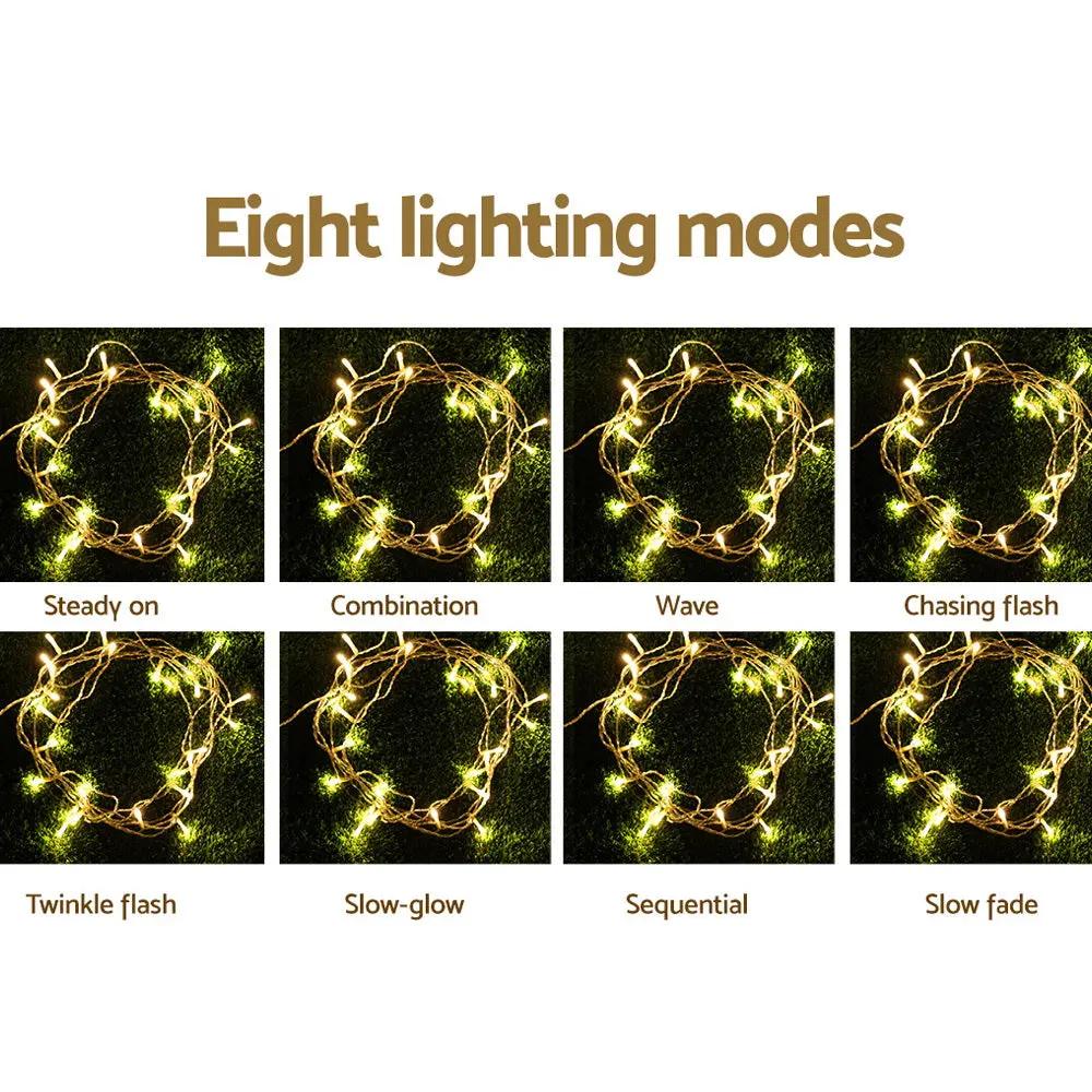 Jingle Jollys 100M 500 LED Christmas String Lights Warm White Deals499