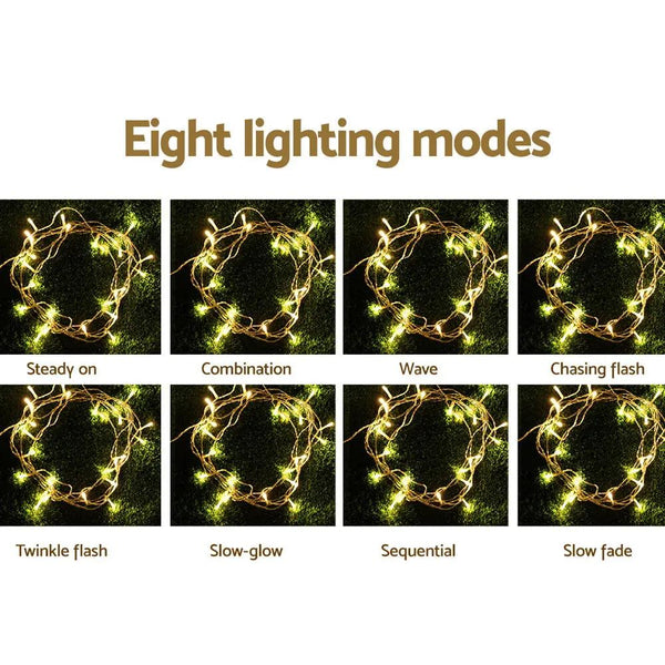 Jingle Jollys 100M 500 LED Christmas String Lights Warm White Deals499