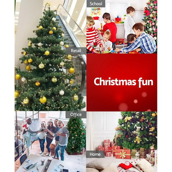 Jingle Jollys 2.4M 8FT Christmas Tree Xmas Decoration Home Decor 1500 Tips Green Deals499
