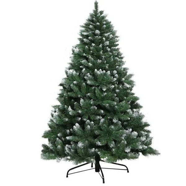 Jingle Jollys 2.4M 8FT Christmas Tree Xmas Home Decoration 1400 Tips Snowy Green Deals499