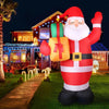 Jingle Jollys 2.4M Christmas Inflatables Santa Xmas Light Decor LED Airpower Deals499