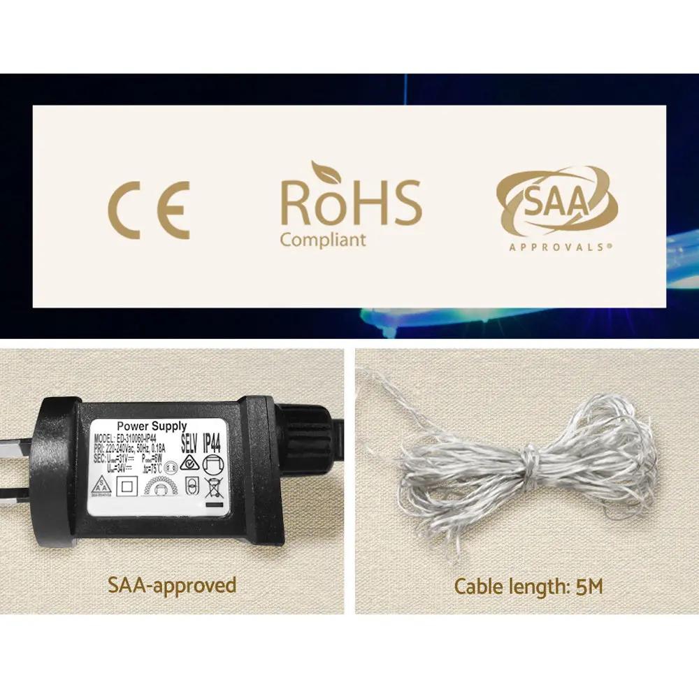 Jingle Jollys 2.4M LED Christmas Tree Motif Lights Outdoor Colourful 8 Modes Deals499