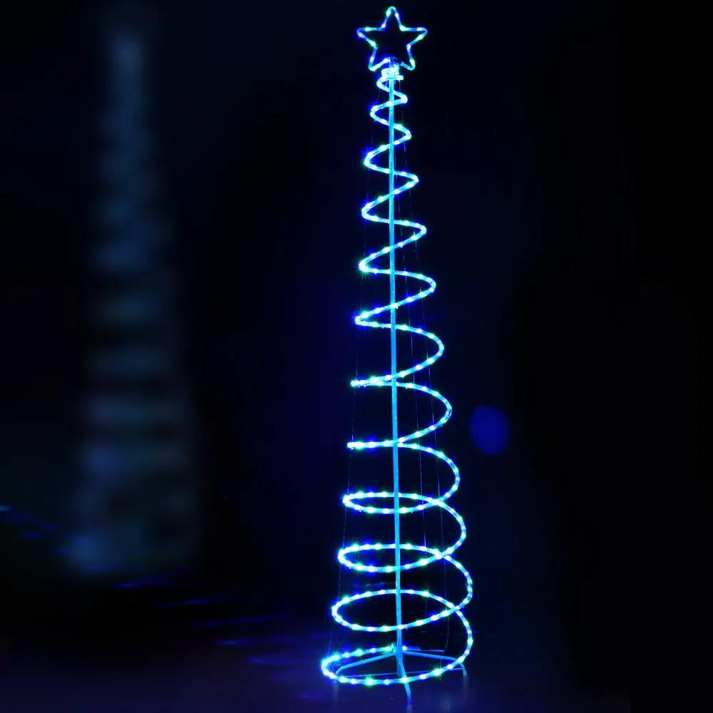 Jingle Jollys 2.4M LED Christmas Tree Motif Lights Outdoor Colourful 8 Modes Deals499