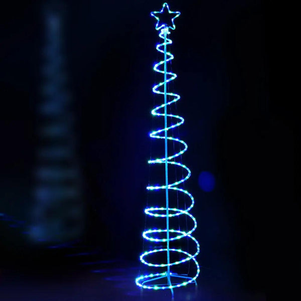 Jingle Jollys 2.4M LED Christmas Tree Motif Lights Outdoor Colourful 8 Modes Deals499