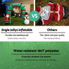 Jingle Jollys 2.8M Christmas Inflatable Giant Arch Way Santa Snowman Light Decor Deals499