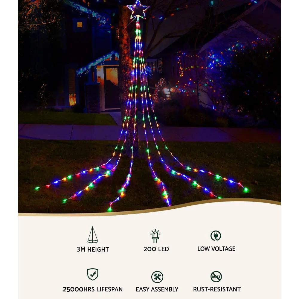 Jingle Jollys 3M Christmas Lights LED Motif Fairy String Lights Solar powered Deals499