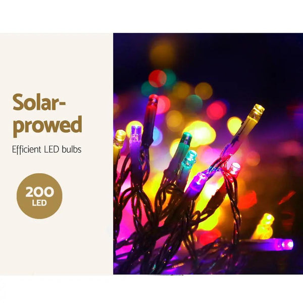 Jingle Jollys 3M Christmas Lights LED Motif Fairy String Lights Solar powered Deals499